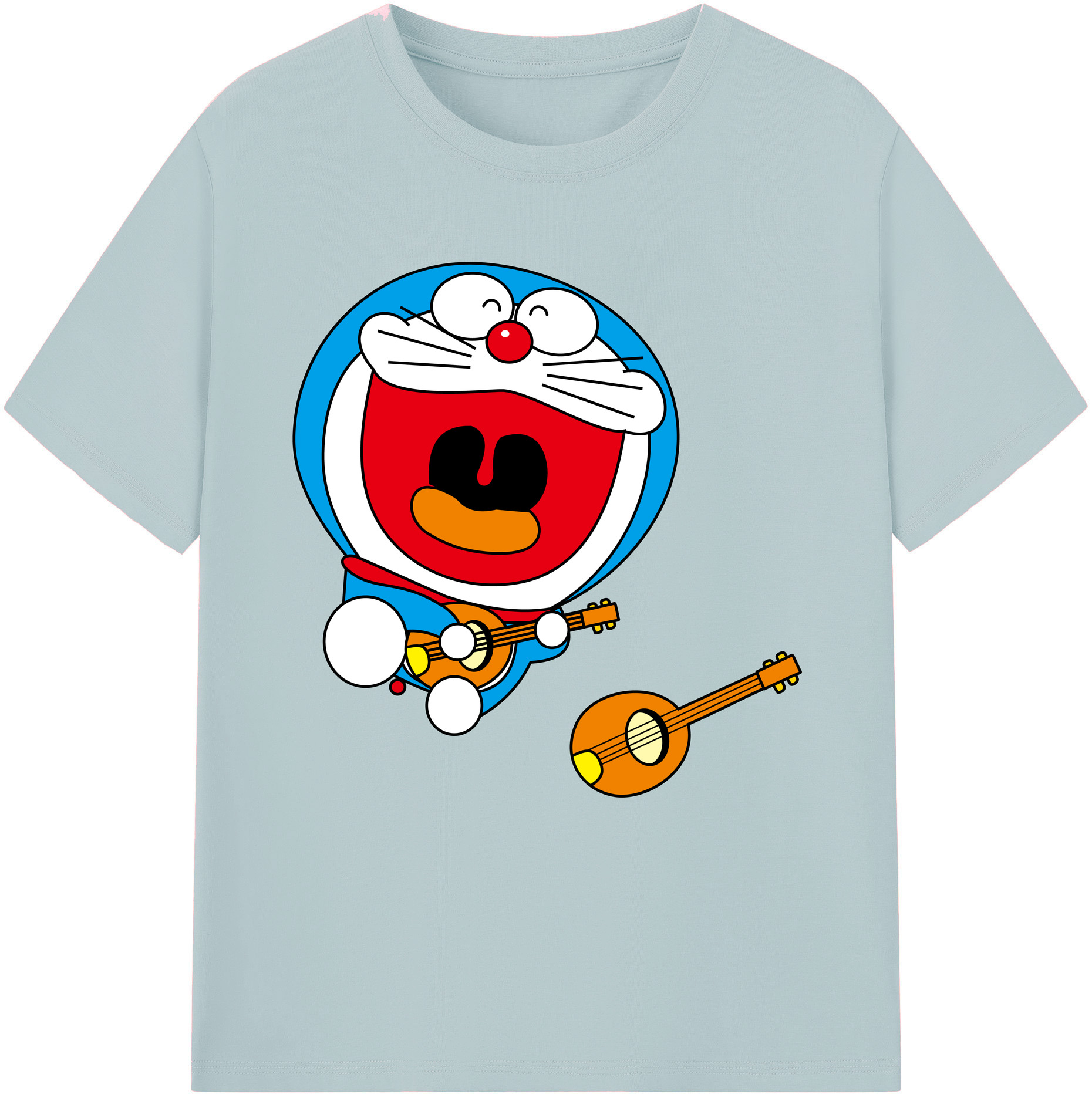 （画像用） ドラえもん Doraemon 綿100％半袖Tシャツ（フロントプリント）
